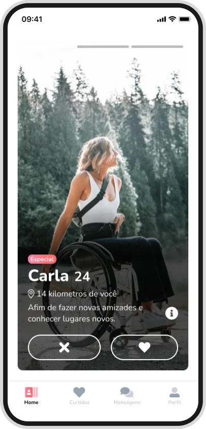 Interface principal do aplicativo Devotee desenvolvido pela Phurshell