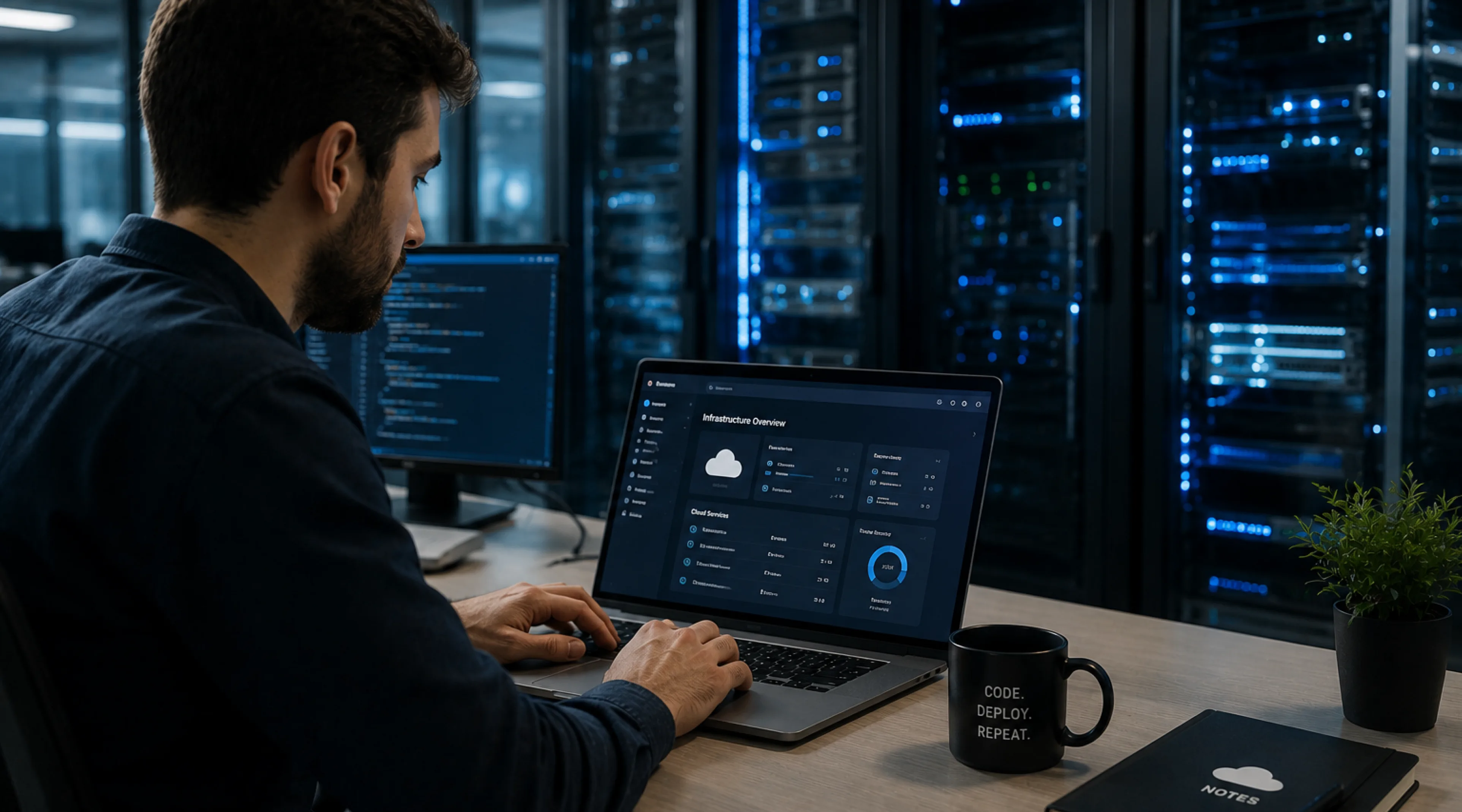 Infraestrutura cloud gerenciada pela Phurshell com alta disponibilidade e entregas contínuas