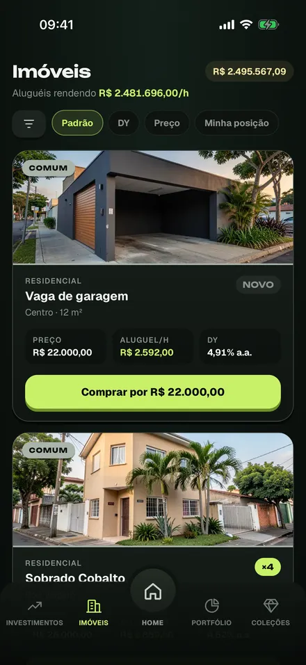 Imóveis para alugar
